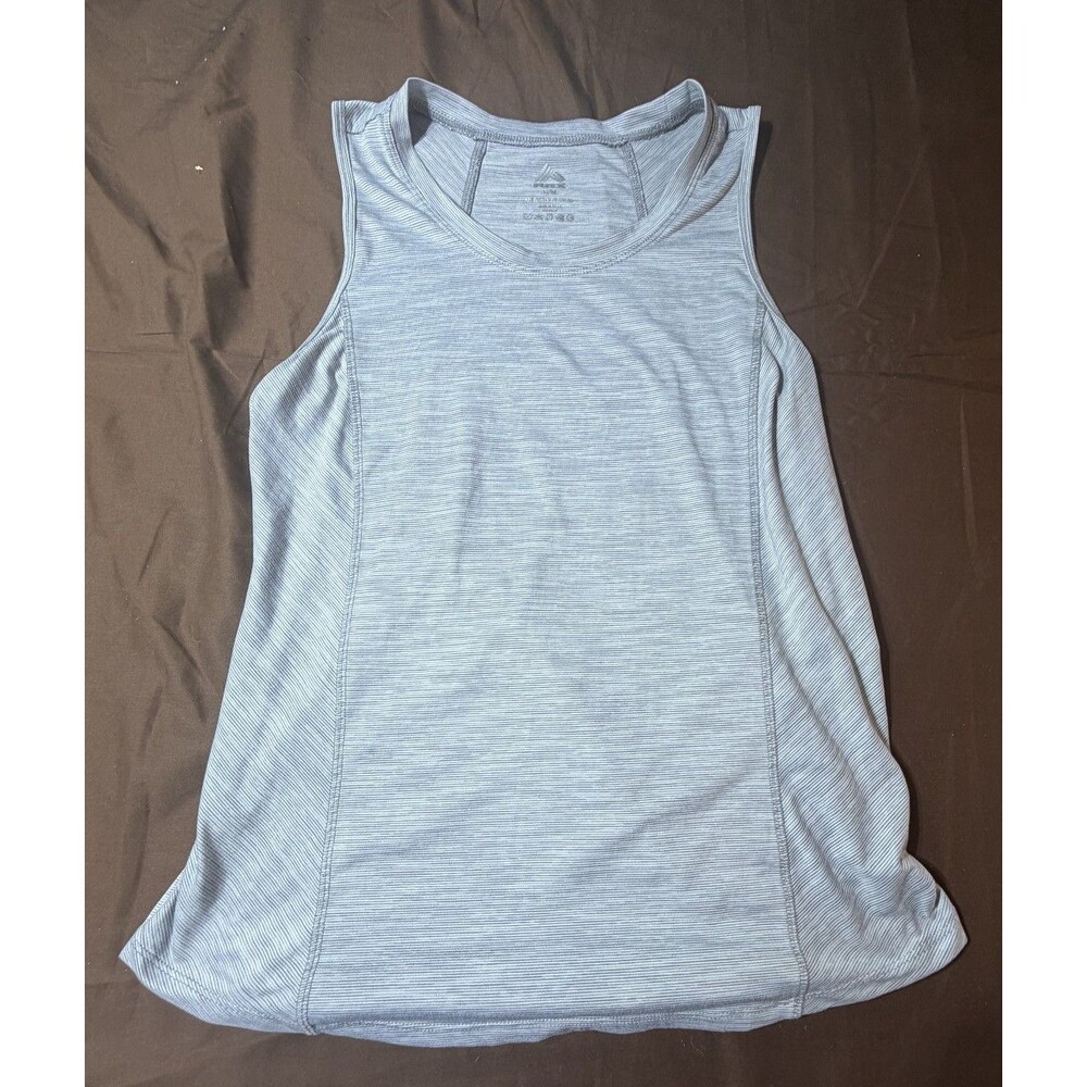 RBX Women's Heather Gray Performance Racerback Tank Top Size M Activewear